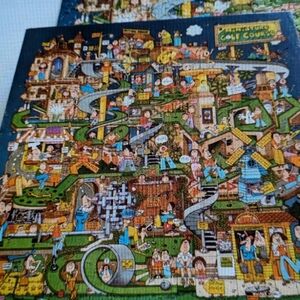 Vintage Springbok Puzzle "A Short Round of Golf!" COMPLETE! 1985